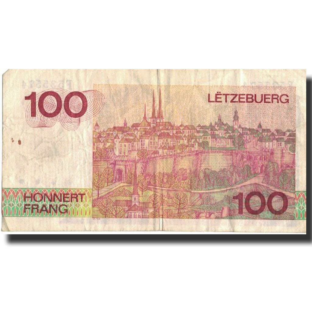 Banknote, Luxembourg, 100 Francs, Undated (1996), Undated, KM:58a, VF(30-35)