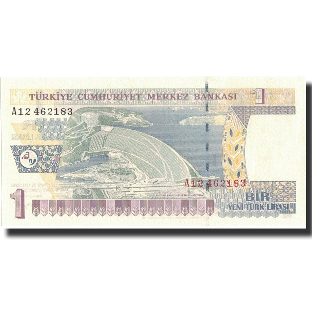 Banknote, Turkey, 1 New Lira, 2005, 2005, KM:216, UNC(65-70)