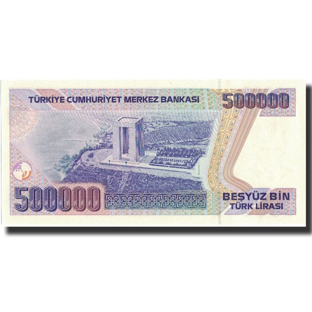 Banknote, Turkey, 500,000 Lira, 1998, 1998, KM:212, UNC(65-70)