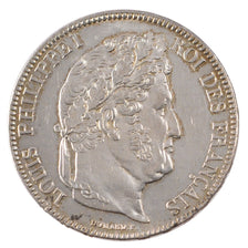 Louis Philippe I, 5 Francs tête laurée