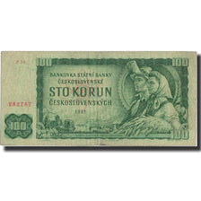Banknote, Czechoslovakia, 100 Korun, Undated (1993), Undated, KM:91b, VF(20-25)