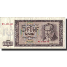 Banknote, Germany - Democratic Republic, 5 Mark, 1964, 1964, KM:22a, EF(40-45)