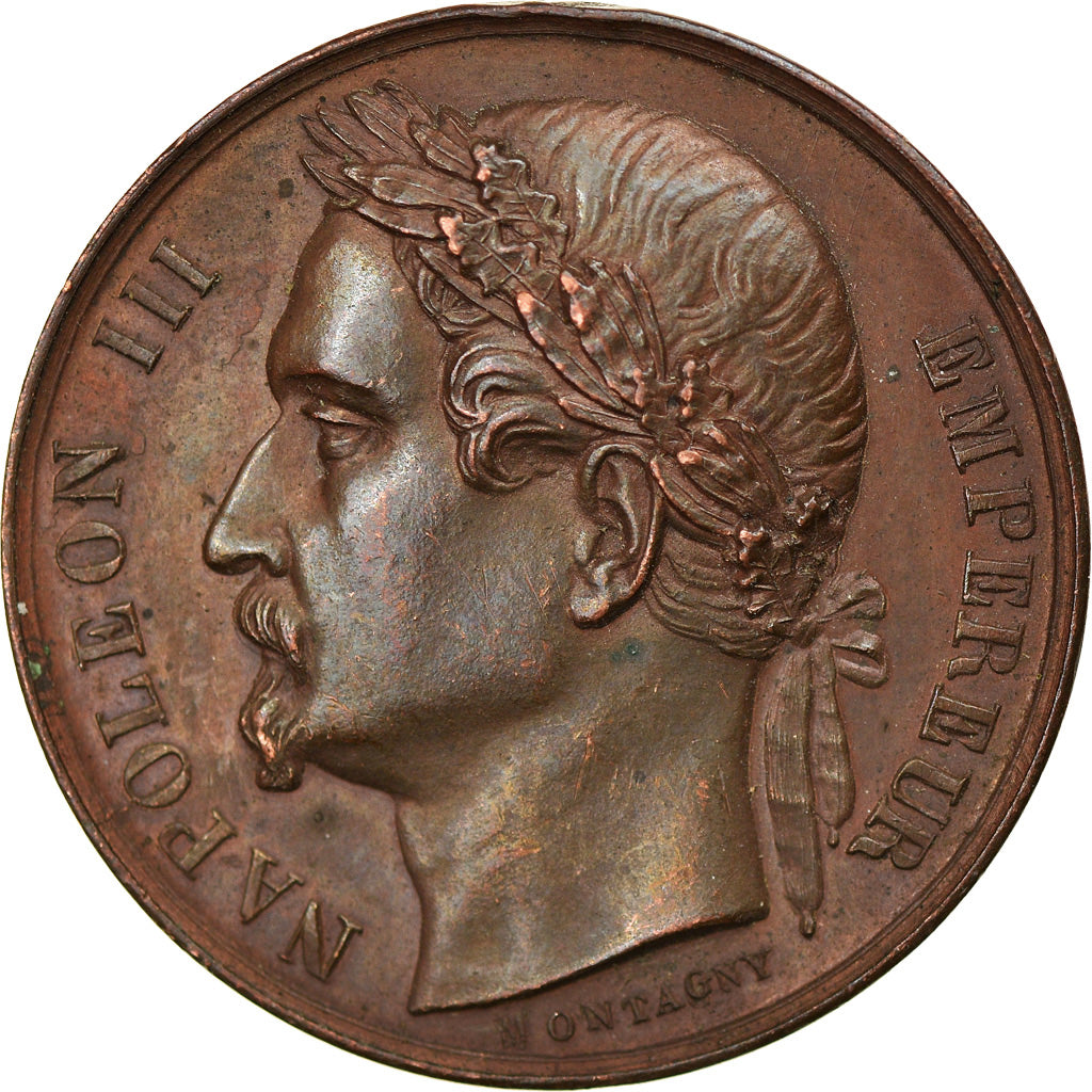 France, Medal, Mariage de Napoléon III et Eugénie à Notre Dame, History
