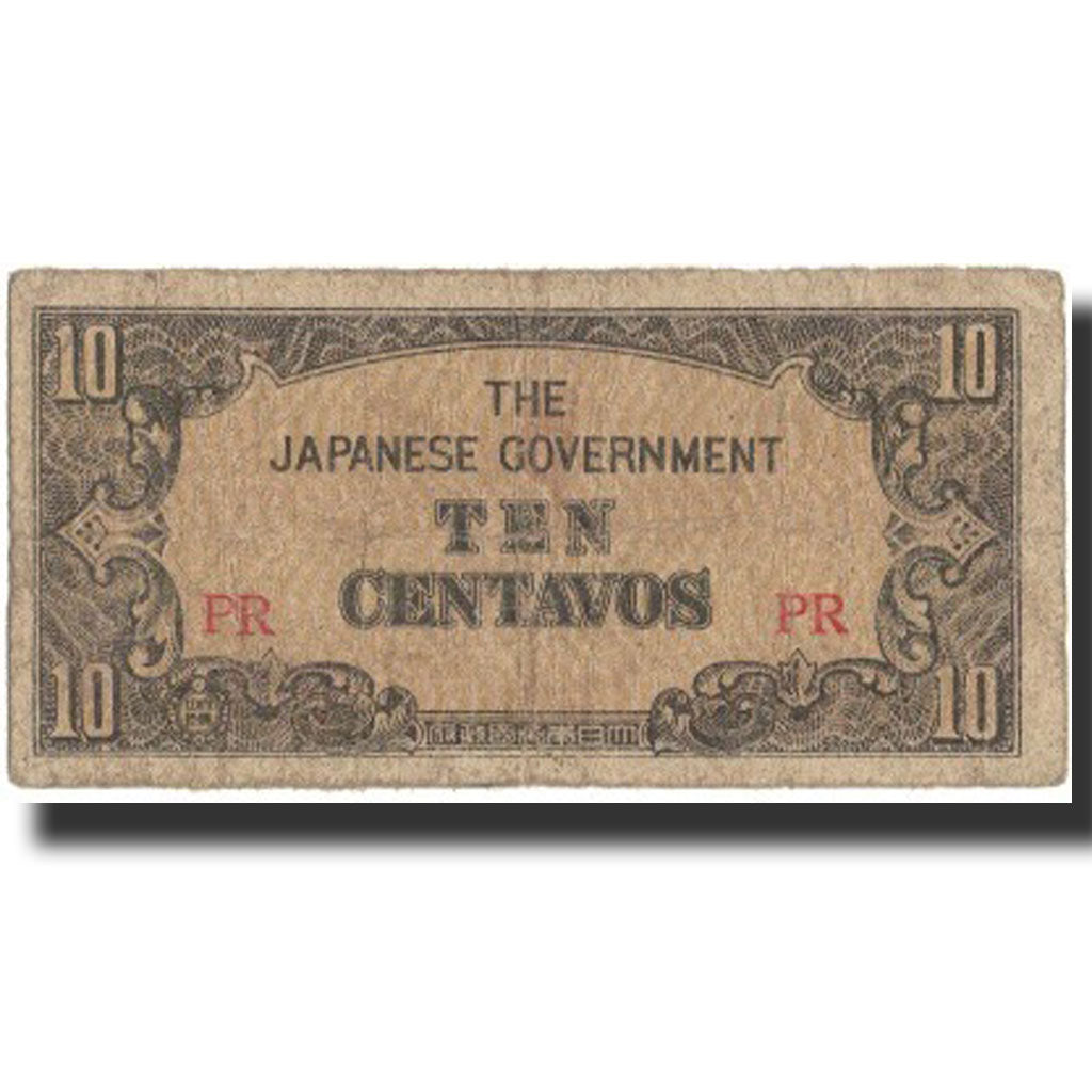 Banknote, Philippines, 10 Centavos, Undated (1942), Undated, KM:104a, VF(20-25)