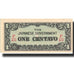 Banknote, Philippines, 1 Centavo, Undated (1942), Undated, KM:102b, UNC(63)