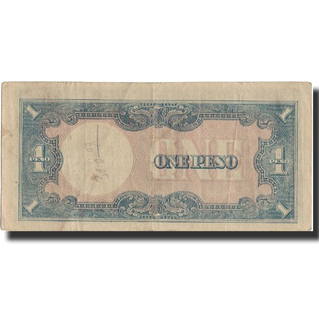 Banknote, Philippines, 1 Peso, Undated (1942), KM:106a, AU(55-58)