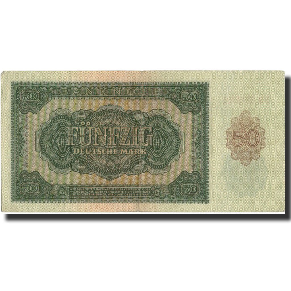 Banknote, Germany - Democratic Republic, 50 Deutsche Mark, 1948, 1948, KM:14b