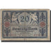 Banknote, Germany, 20 Mark, 1915, 1906-03-10, KM:63, VF(20-25)