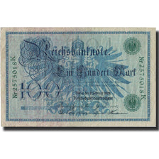 Banknote, Germany, 100 Mark, 1908, 1908-02-07, KM:33b, AU(50-53)