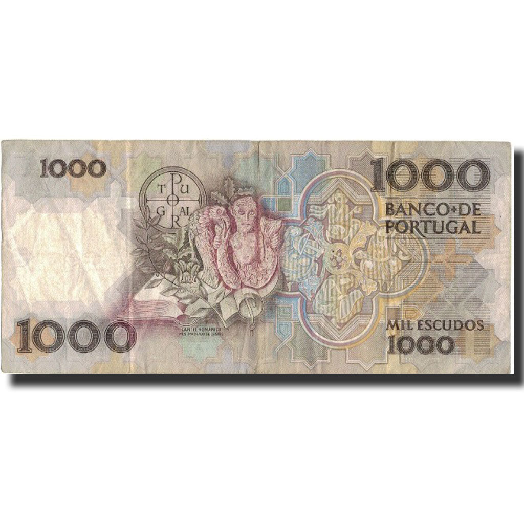 Banknote, Portugal, 1000 Escudos, 1988, 1988-08-02, KM:181a, VF(20-25)