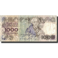 Banknote, Portugal, 1000 Escudos, 1989, 1989-11-09, KM:181f, VF(20-25)