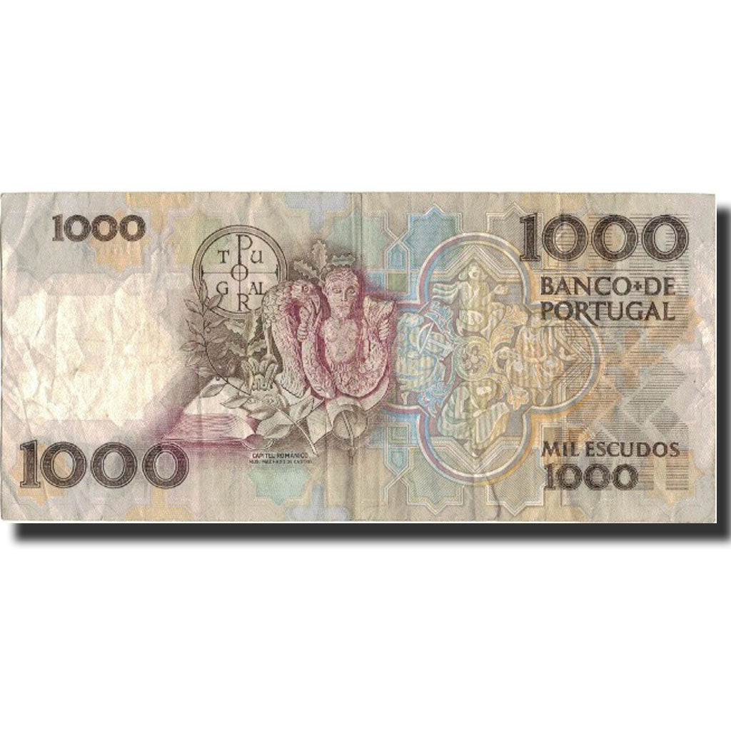 Banknote, Portugal, 1000 Escudos, 1989, 1989-11-09, KM:181f, VF(20-25)