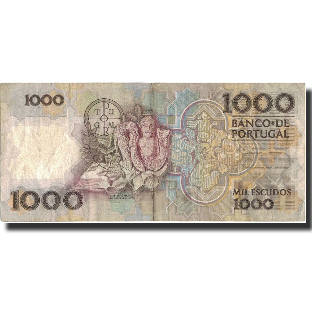 Geldschein, Portugal, 1000 Escudos, 1987, 1987-09-08, KM:181d, SS