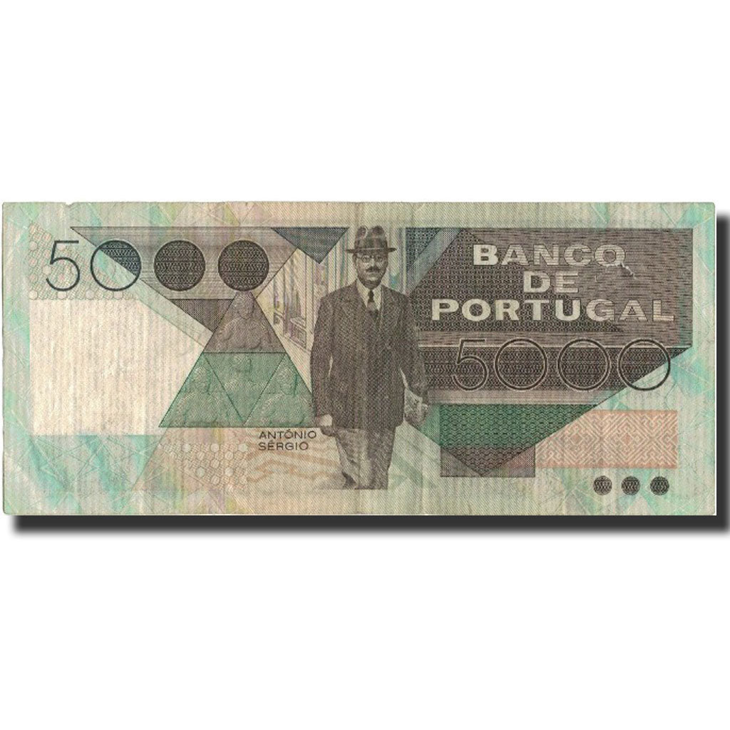 Billete, 5000 Escudos, 1983, Portugal, 1983-05-04, KM:182c, MBC