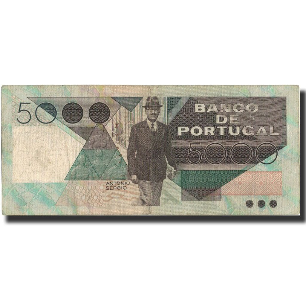 Geldschein, Portugal, 5000 Escudos, 1981, 1981-01-27, KM:182b, SS