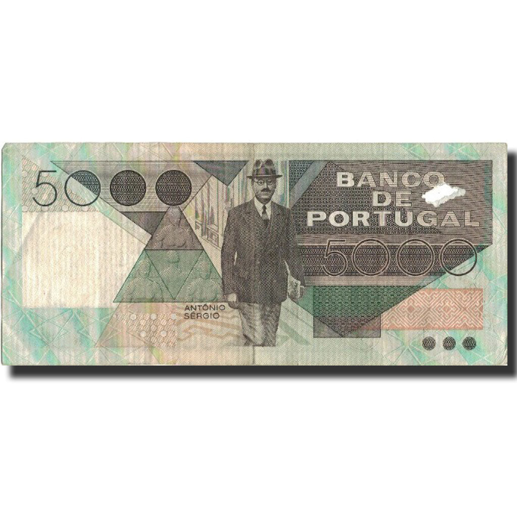 Geldschein, Portugal, 5000 Escudos, 1985, 1985-06-04, KM:182c, SS