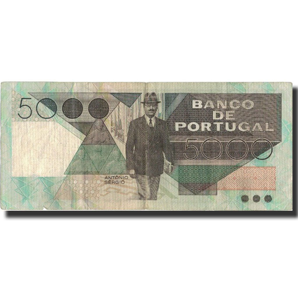 Geldschein, Portugal, 5000 Escudos, 1985, 1985-06-04, KM:182c, S+
