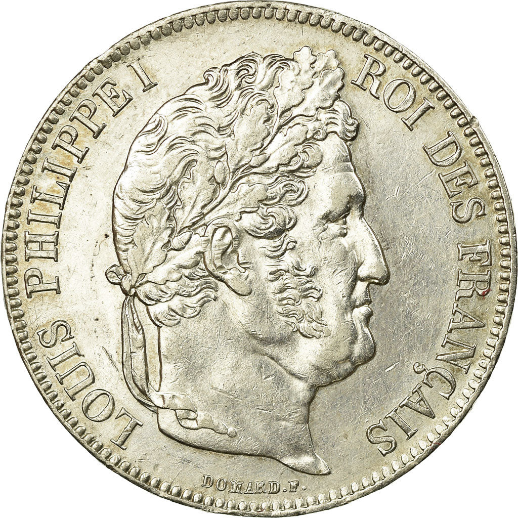 Coin, France, Louis-Philippe, 5 Francs, 1839, Lille, AU(55-58), Silver