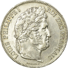 Coin, France, Louis-Philippe, 5 Francs, 1839, Lille, AU(55-58), Silver
