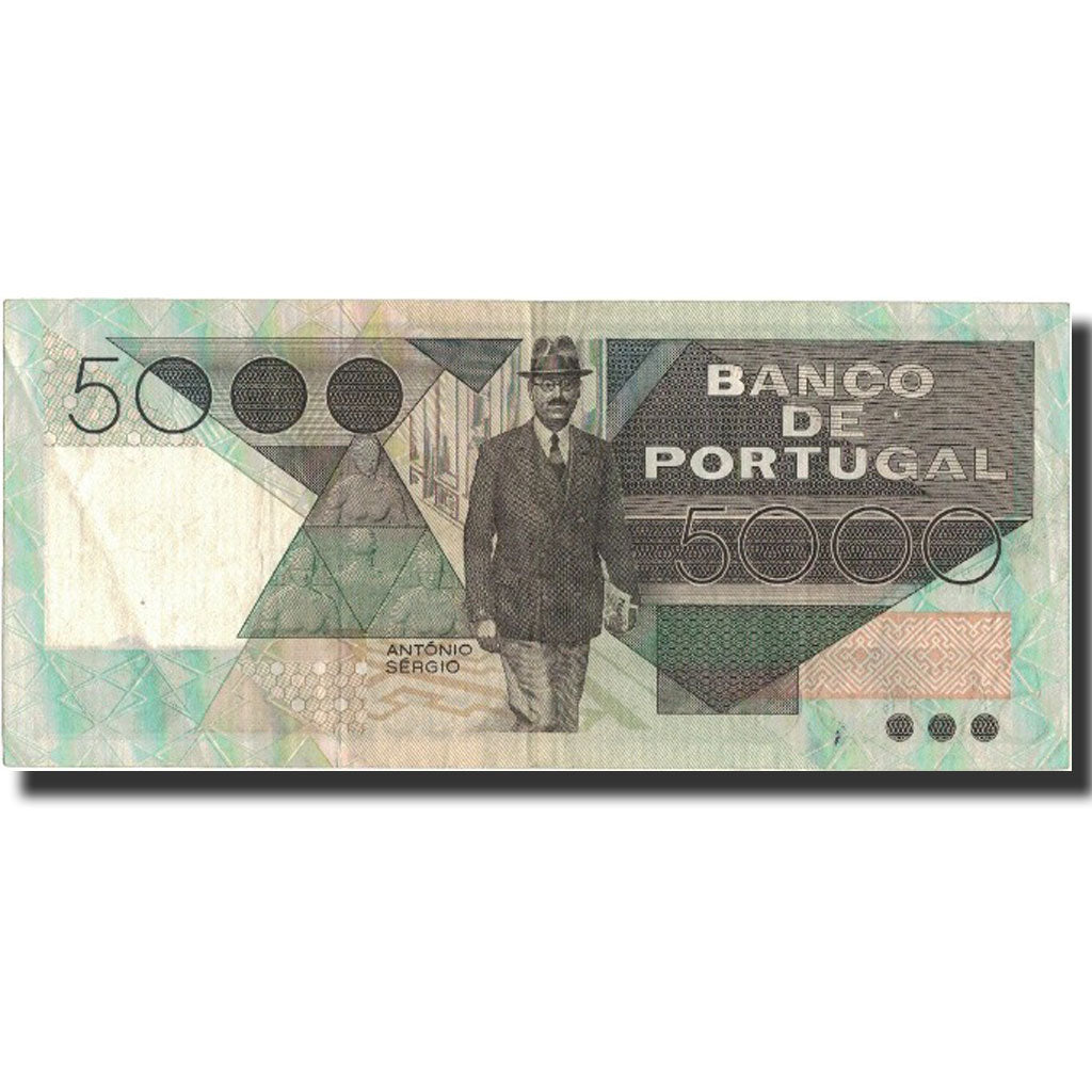 Geldschein, Portugal, 5000 Escudos, 1985, 1985-06-04, KM:182c, SS