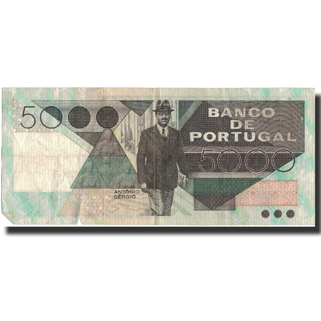Geldschein, Portugal, 5000 Escudos, 1981, 1981-01-27, KM:182b, S
