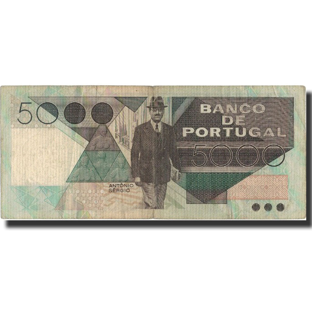 Geldschein, Portugal, 5000 Escudos, 1981, 1981-01-27, KM:182b, SS