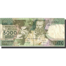Banknote, Portugal, 5000 Escudos, 1987, 1987-02-12, KM:183a, EF(40-45)