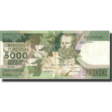 Banconote, Portogallo, 5000 Escudos, 1989, 1989-10-19, KM:184c, BB