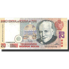 Banknote, Peru, 20 Nuevos Soles, 2006, 2006-12-21, KM:176c, UNC(65-70)