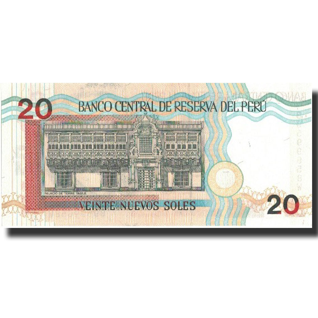 Billete, 20 Nuevos Soles, 2006, Perú, 2006-12-21, KM:176c, UNC