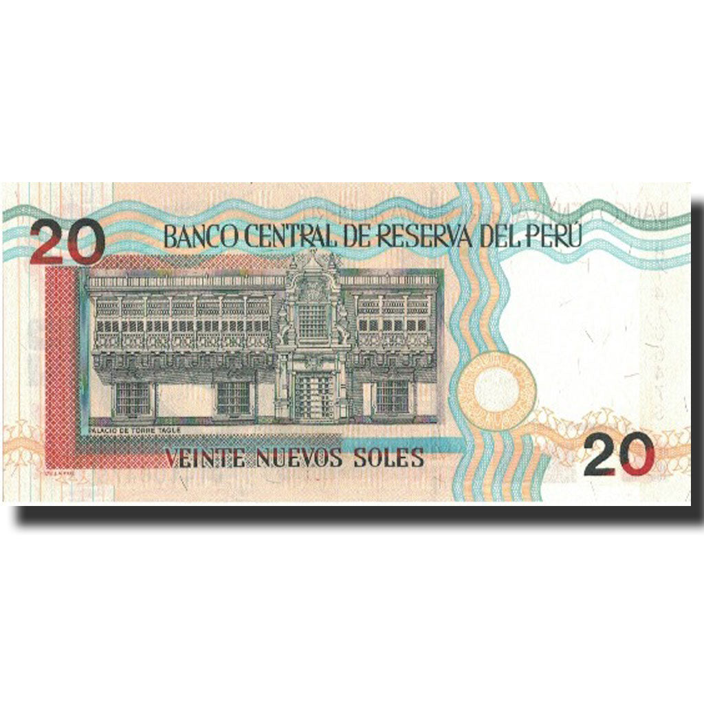 Banknote, Peru, 20 Nuevos Soles, 2006, 2006-12-21, KM:176c, UNC(65-70)