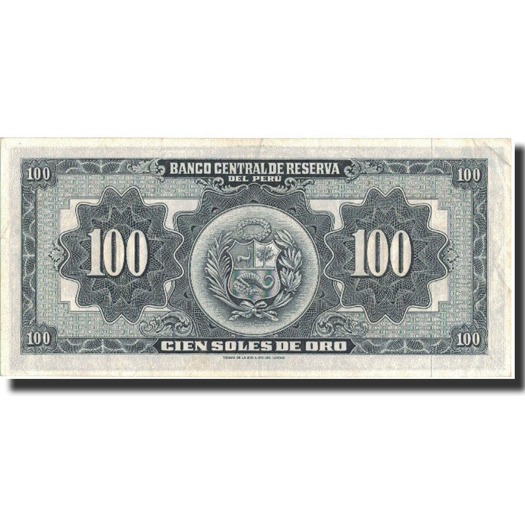 Banknote, Peru, 100 Soles, 1959, 1959-05-10, KM:79b, EF(40-45)