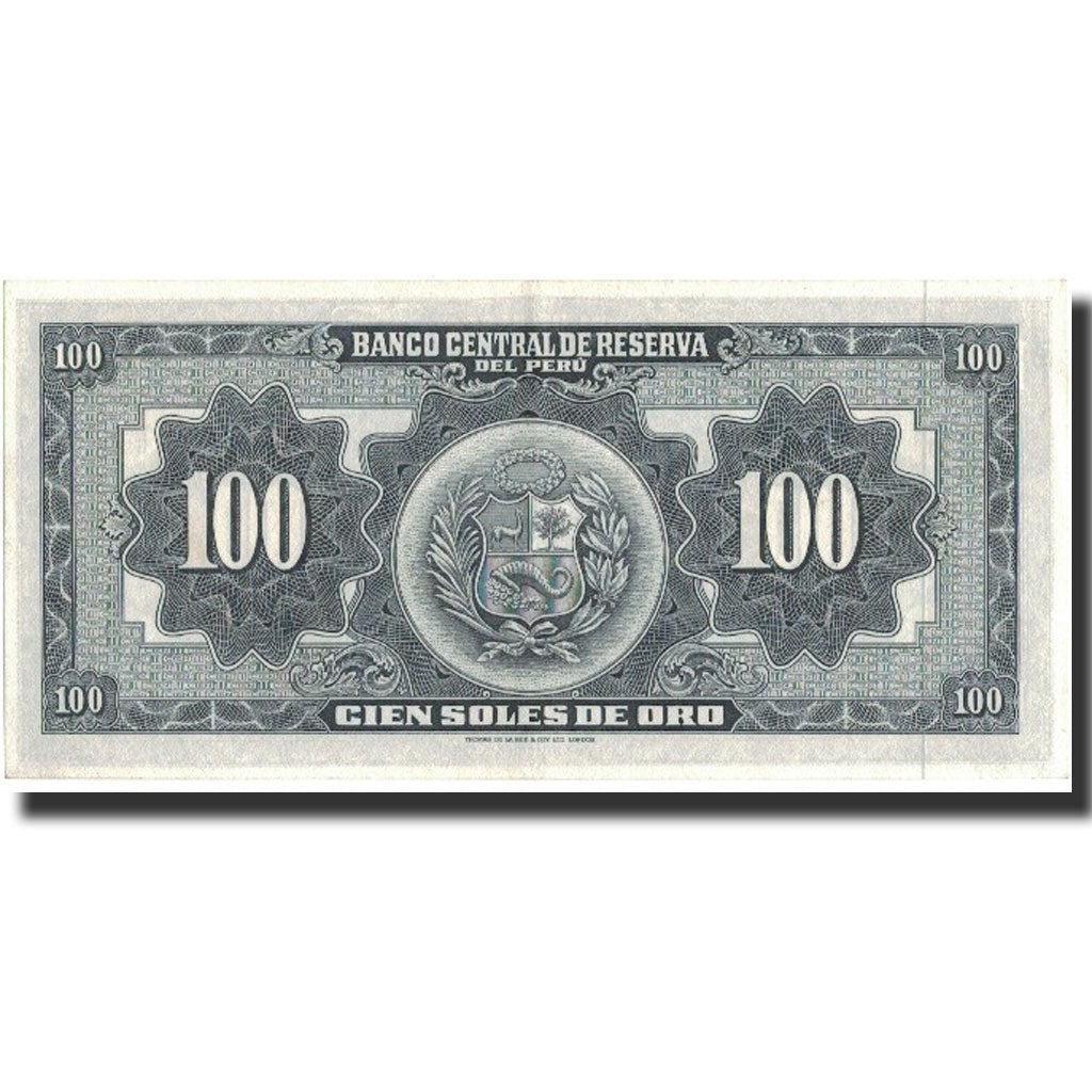 Banknote, Peru, 100 Soles, 1959, 1959-05-10, KM:79b, UNC(60-62)