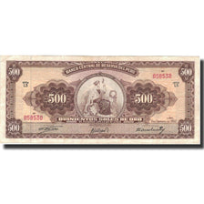 Billet, Pérou, 500 Soles De Oro, 1962, 1962-02-09, KM:87a, TTB+