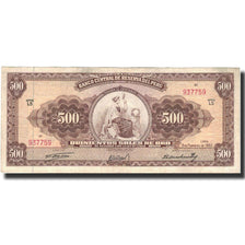 Billete, 500 Soles De Oro, 1962, Perú, 1962-02-09, KM:87a, MBC+
