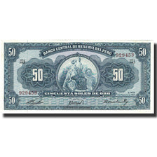 Banknote, Peru, 50 Soles De Oro, 1962, 1962-02-09, KM:85a, UNC(63)