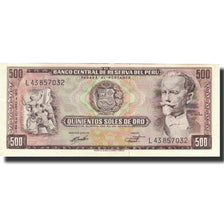 Banknote, Peru, 500 Soles De Oro, 1969, 1969-06-20, KM:104a, AU(55-58)