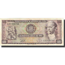 Banknote, Peru, 500 Soles De Oro, 1969, 1969-06-20, KM:104a, UNC(60-62)