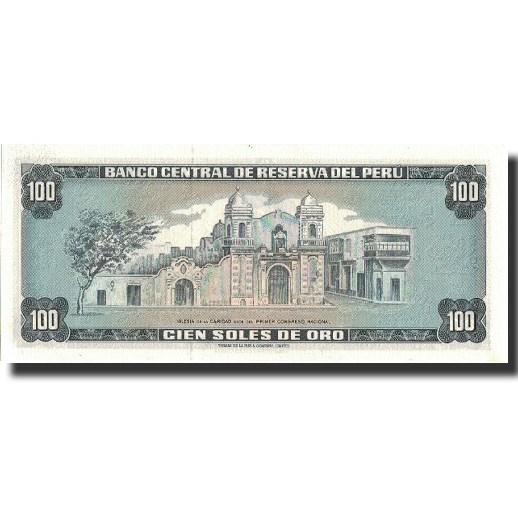 Banconote, Perù, 100 Soles De Oro, 1969, 1969-06-20, KM:102a, SPL+
