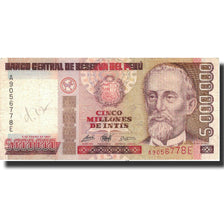 Banknote, Peru, 5,000,000 Intis, 1990, 1990-01-05, KM:149, AU(50-53)