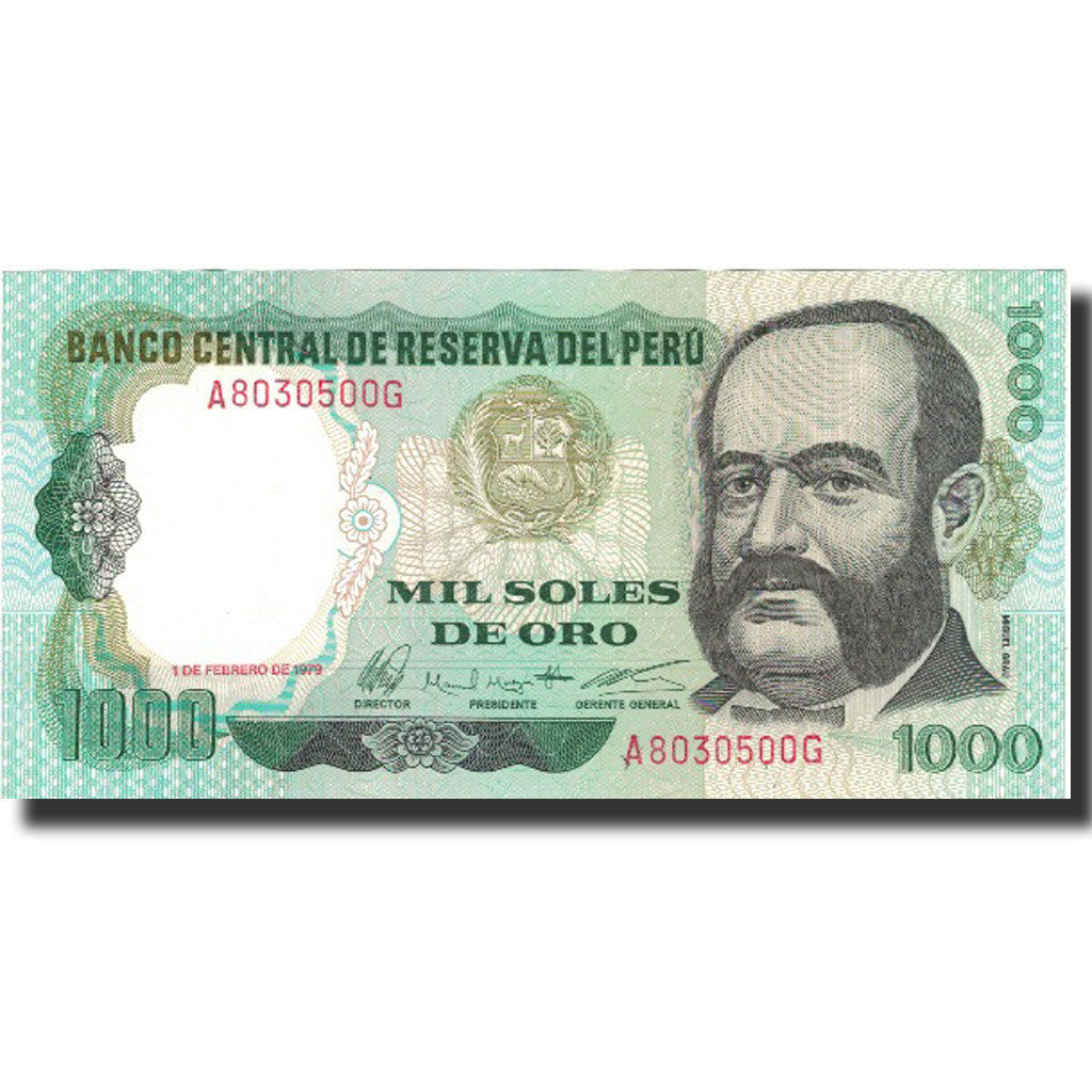 Banconote, Perù, 1000 Soles De Oro, 1979, 1979-05-03, KM:118, SPL+