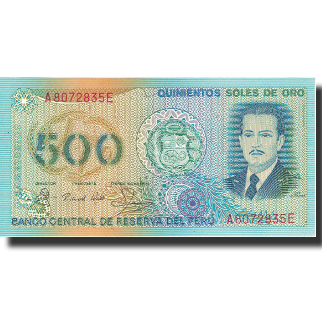 Banknote, Peru, 500 Soles De Oro, 1982, 1982-05-18, KM:125a, UNC(64)