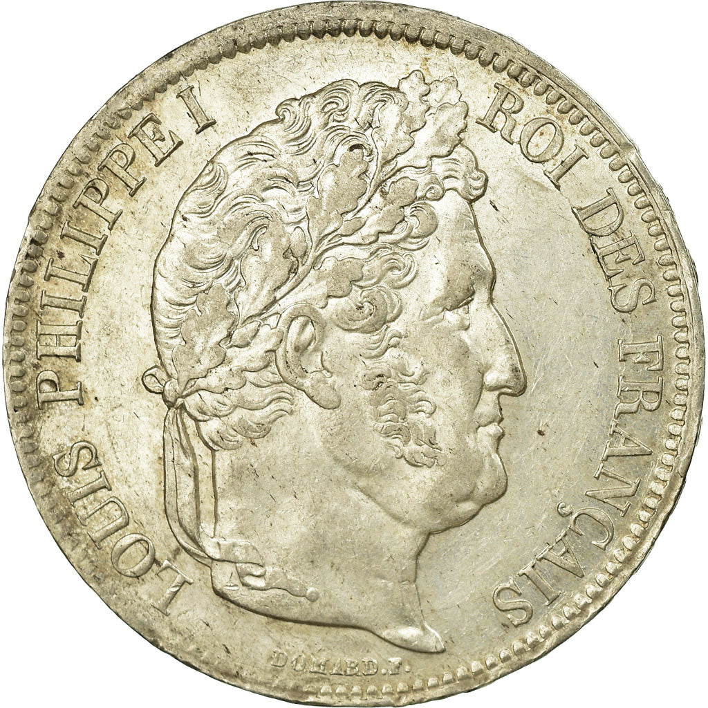 Moneta, Francia, Louis-Philippe, 5 Francs, 1842, Lille, SPL, Argento, KM:749.13