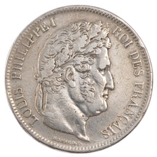 Coin, France, Louis-Philippe, 5 Francs, 1841, Lille, EF(40-45), Silver