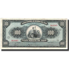 Banknote, Peru, 100 Soles De Oro, 1965, 1965-08-20, KM:90a, UNC(60-62)