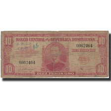 Billete, 10 Pesos Oro, undated (1947-51), República Dominicana, KM:62a, BC