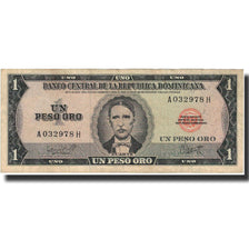 Billete, 1 Peso Oro, undated (1973-74), República Dominicana, KM:107a, MBC