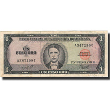 Banknote, Dominican Republic, 1 Peso Oro, undated (1973-74), KM:107a, EF(40-45)