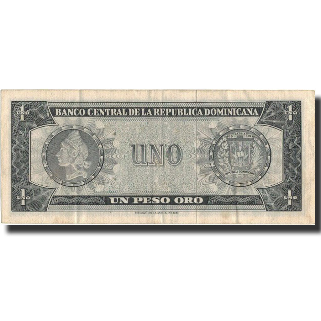 Banknote, Dominican Republic, 1 Peso Oro, undated (1973-74), KM:107a, EF(40-45)