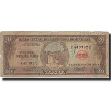 Banknote, Dominican Republic, 20 Pesos Oro, undated (1964-74), KM:102a